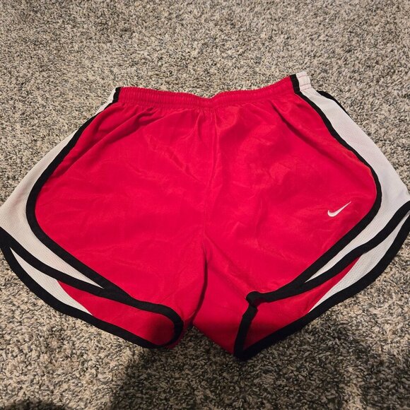 Nike Dri-Fit Tempo Running Shorts Red Black S - Picture 1 of 4